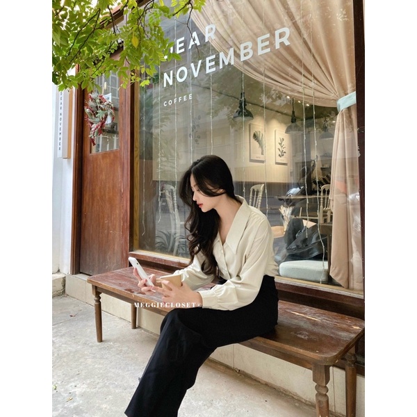 [ IG: meggiecloset ] Áo sơ mi vintage VEC