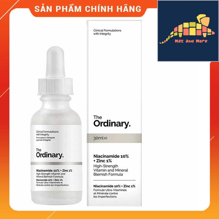 Tinh chất Niacinamide 10% + Zinc 1% - The Ordinary