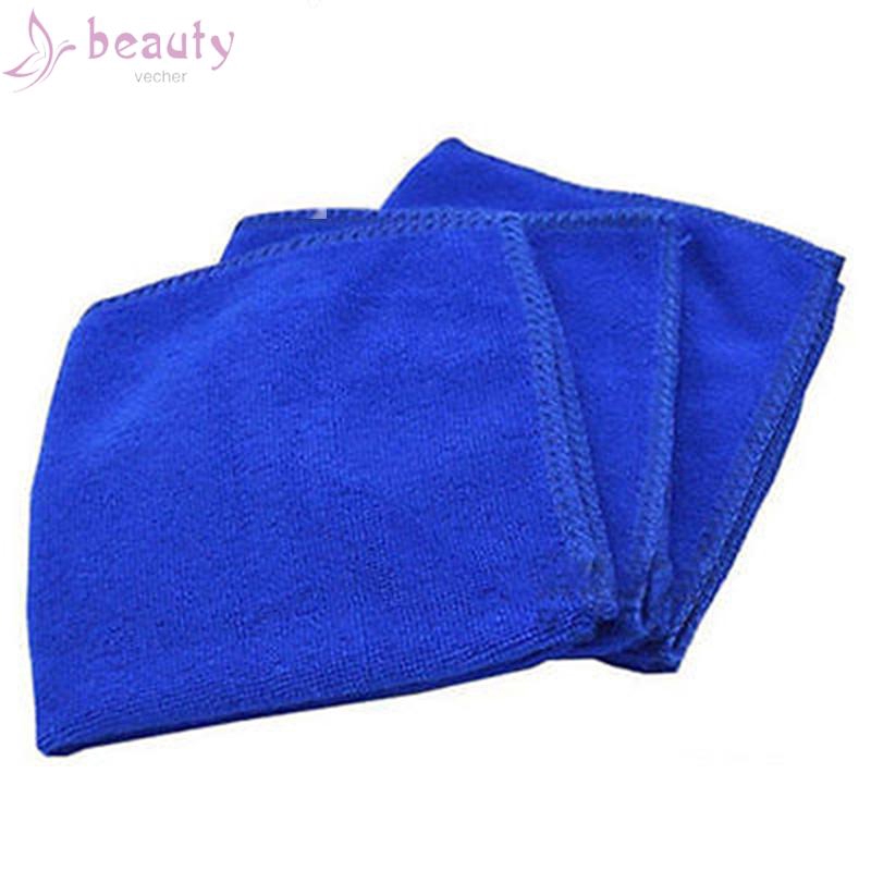Set 10 tấm khăn bằng xơ vi mảnh dùng lau xe không trầy xước tiện dụng