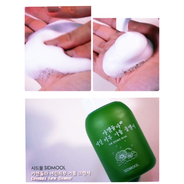 Sữa rửa mặt sidmool calendula foaming cleanser
