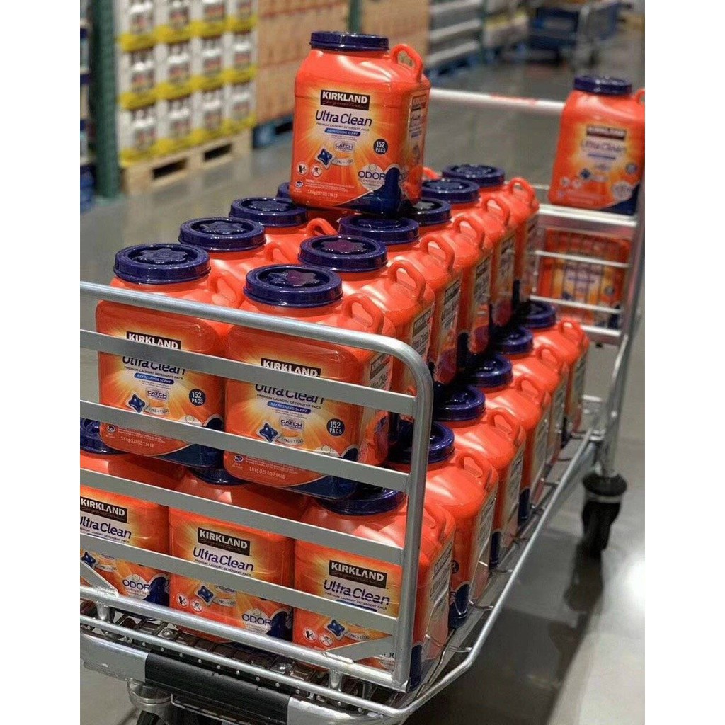Viên Giặt Quần Áo KIRKLAND ULTRA LEAN 152 VIÊN - Hương Thơm Tươi Mát (Chuẩn Costco USA)