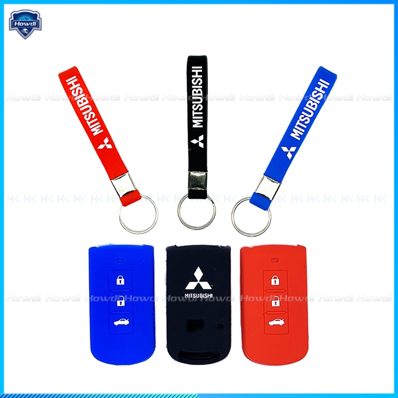☆Độc Quyền☆Vỏ Bọc Chìa Khóa Bằng Silicone Cho Mitsubishi Outlander ASX Attrage Triton