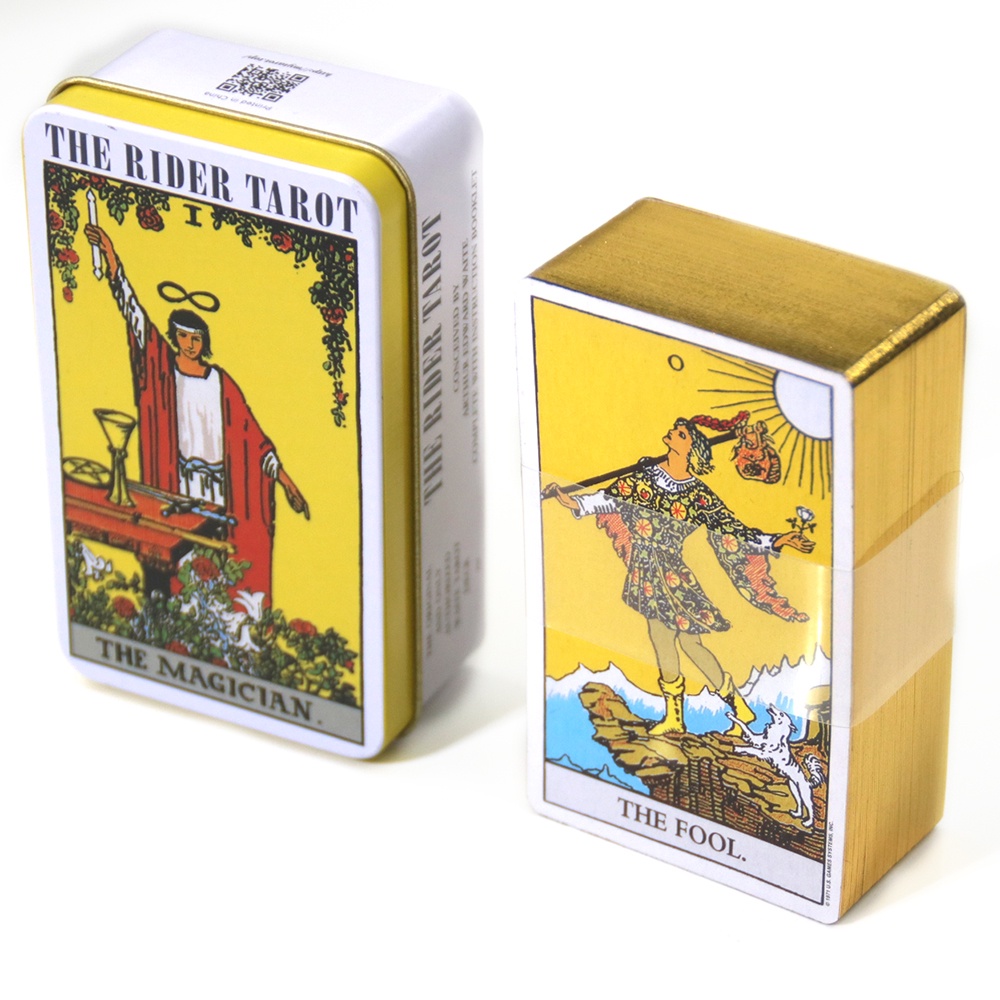Bộ Bài Tarot Rider Waite Với Hộp Sắt/Tin Đóng Gói