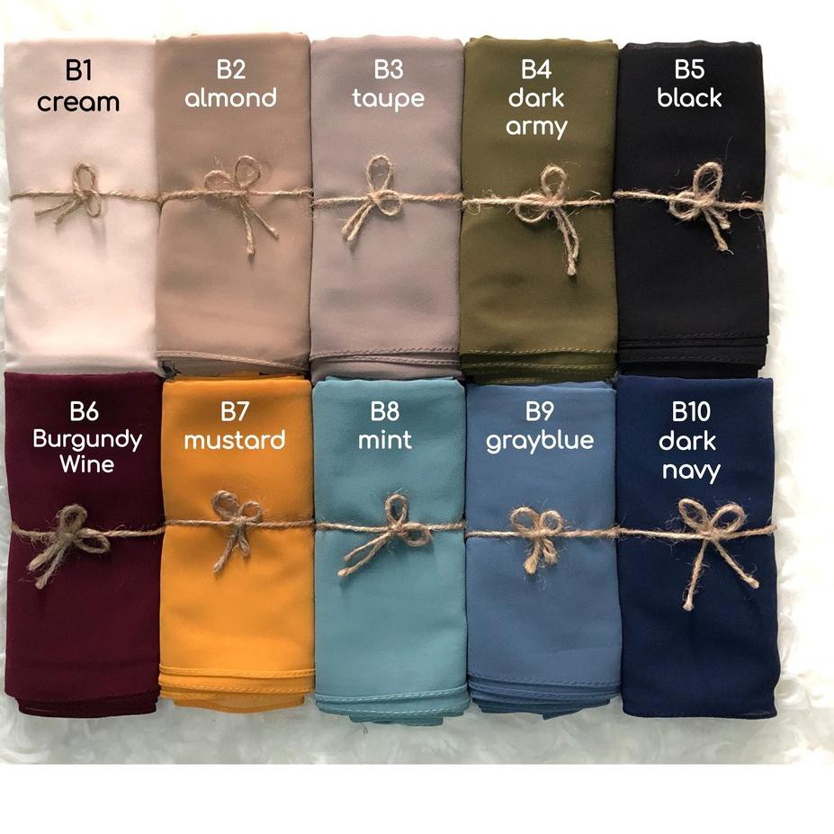 Khăn Trùm Đầu Chiffon Pashmina Cao Cấp Cho Nữ