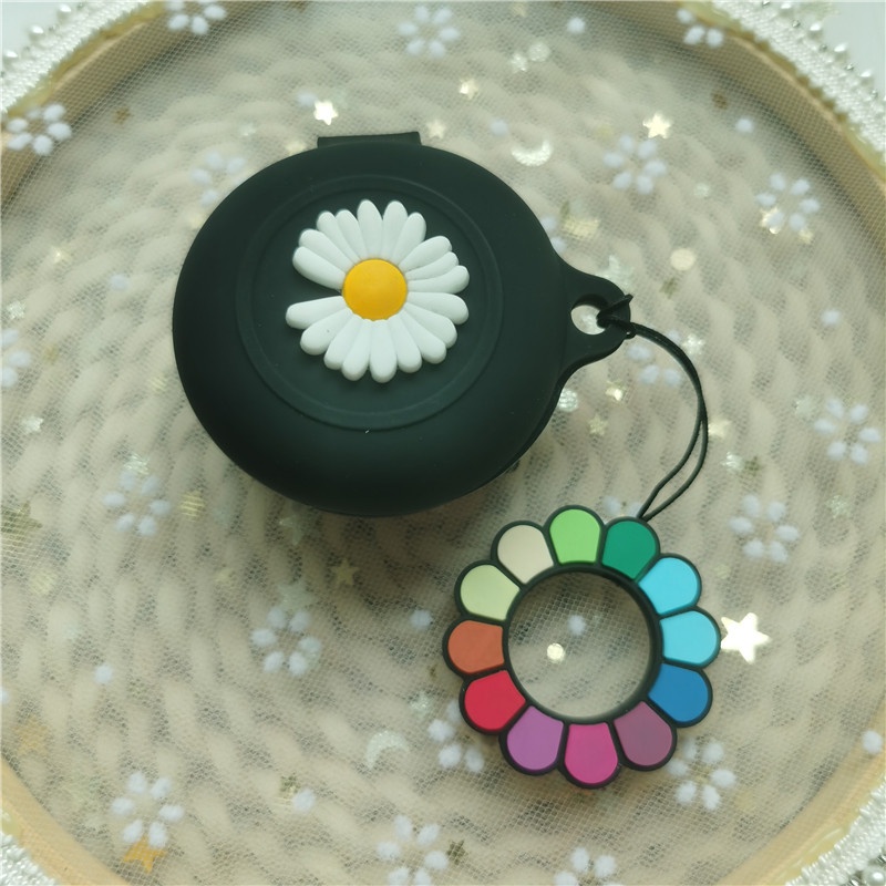 Vỏ Bảo Vệ Hộp Sạc Tai Nghe LG Tone Free FN7/FN6/FN5/FN4 Bằng Silicon Họa Tiết Hoạt Hình Dễ Thương Kèm Dây Đeo Ngón Tay Tiện Dụng