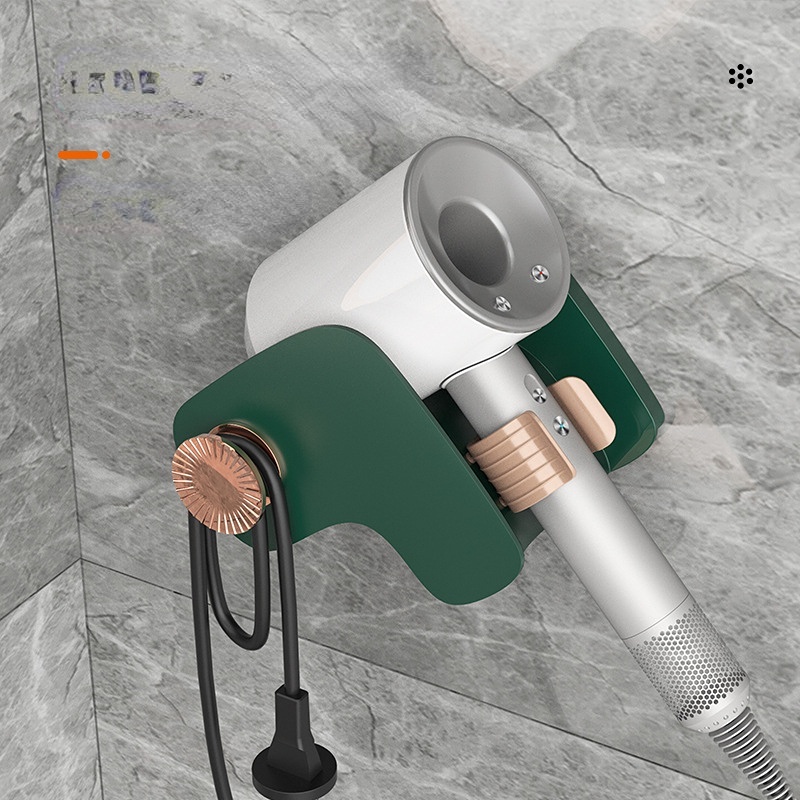 Giá Treo Máy Sấy Tóc Không Cần Khoan Lỗ Tiện Dụng Thiết Kế Sang Trọng