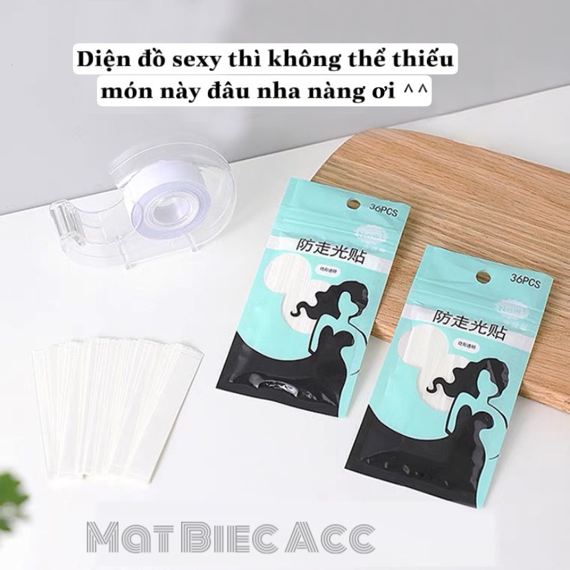 Băng dính cố định quần áo thời trang / Miếng dán chống hở, trượt váy đầm