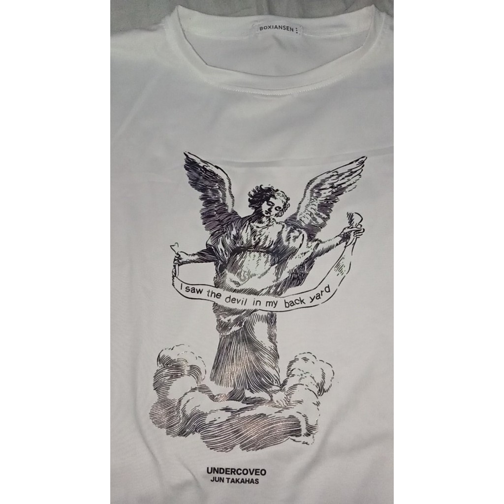 ÁO THUN, ÁO PHÔNG TAY LỠ UNISEX THIÊN THẦN, đủ size M L XL m11