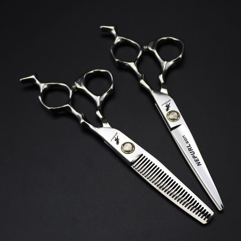 Kéo Cắt Tóc Kích Thước 6.0 Inch Có Răng Cưa Chất Lượng Cao