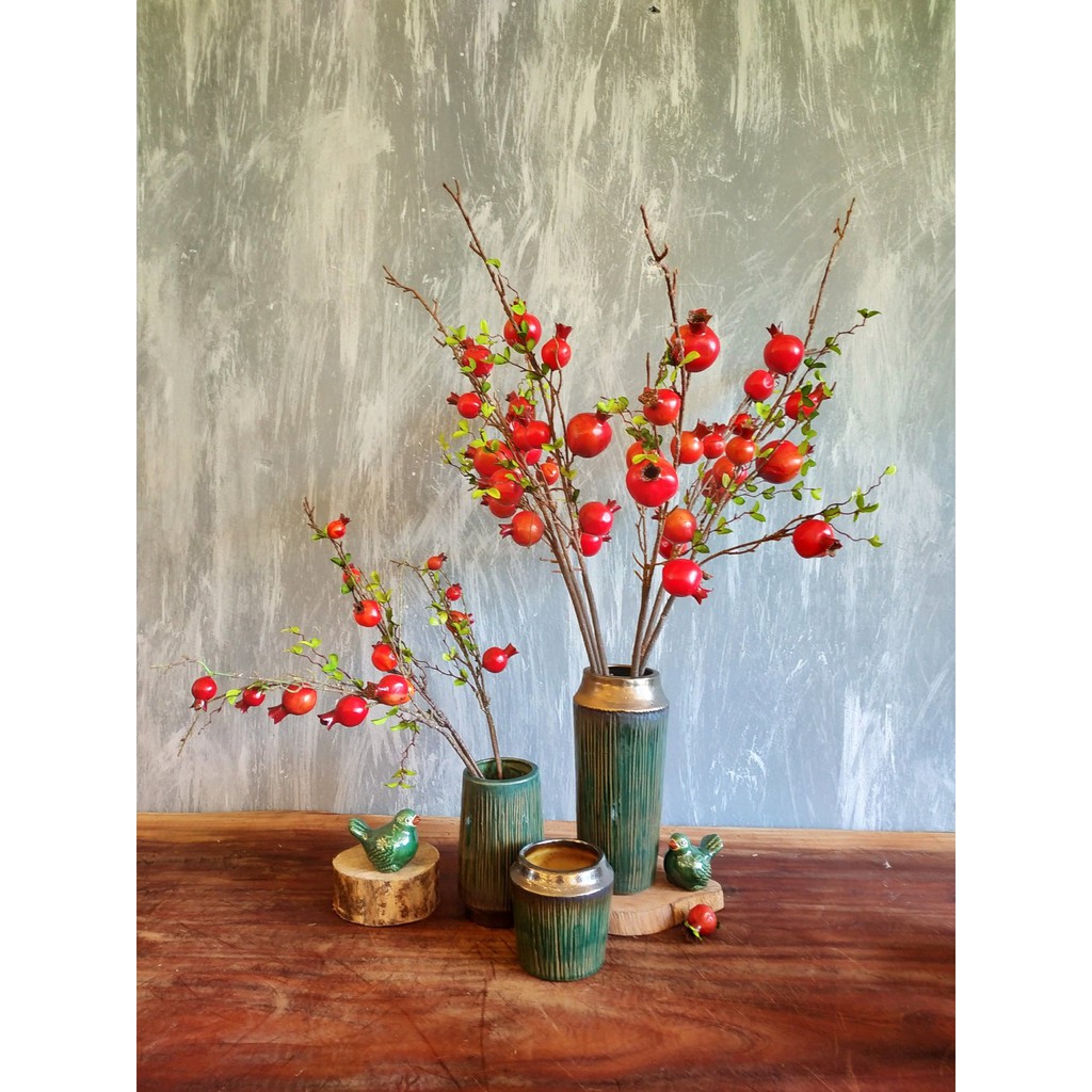 ̣̣̣̣̣(Ảnh Shop Chụp) Bình Gốm Decor- Trang Trí Nhà Cửa Vintage Của Mê Thảo Flower- Ib Shop Để Chọn Mẫu