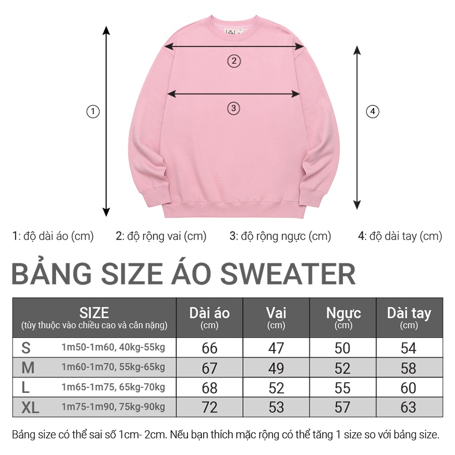 Áo Sweater Cotton Da Cá Hàn Quốc ao thun tay dài hình thỏ hồng cute Cho Nam và Nữ MVR TT1412