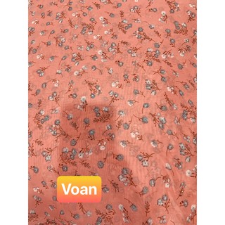 VẢI VOAN  HOA NHÍ - DÒNG VẢI THÔNG DỤNG - 1 MÉT X 1M5