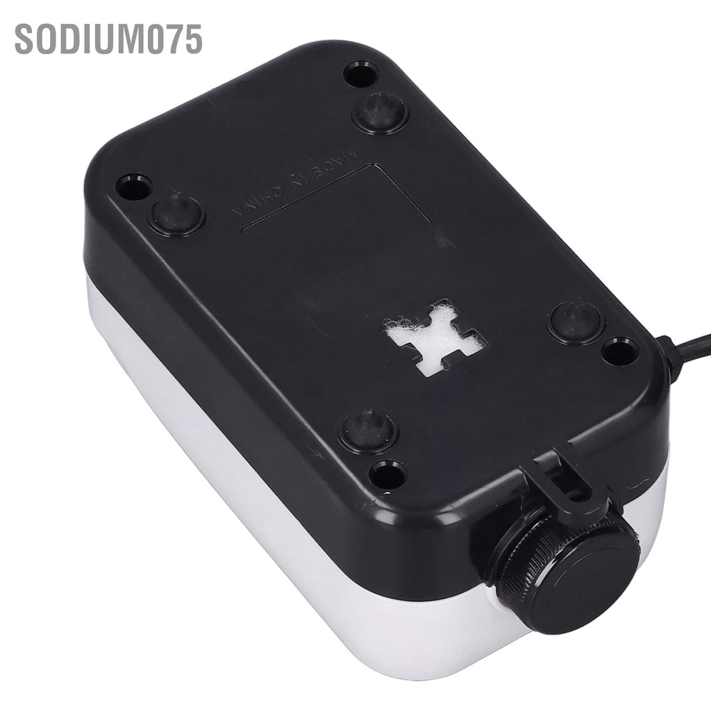 Sodium075 Máy bơm oxy bể cá 5W không khí mini sục siêu yên tĩnh CN 220V