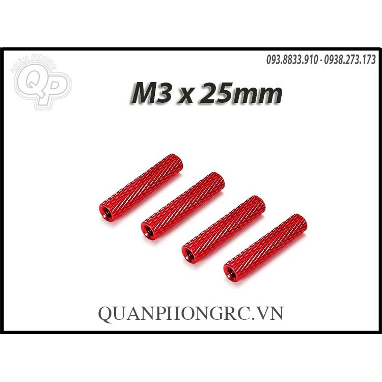 Trụ nhôm Aluminium M3  (4pcs/set)