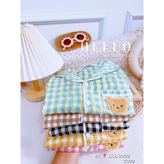 bộ pijama đũi cho bé