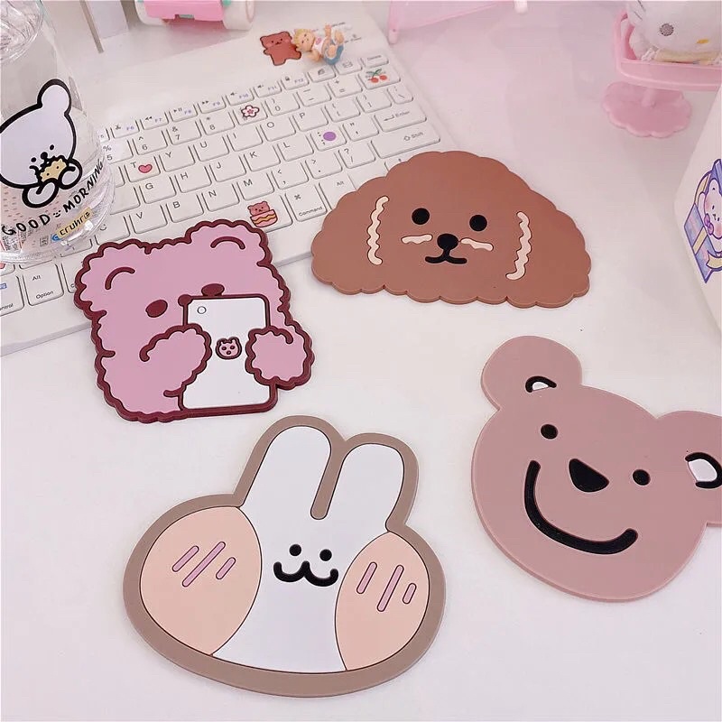 Miếng lót để cốc hình thú