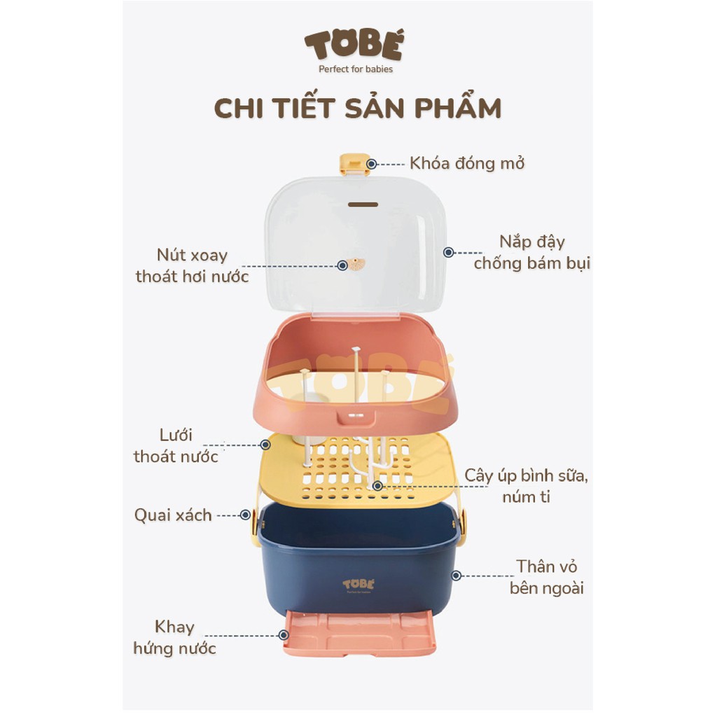 ÚP BÌNH BINKY+ TOBÉ CAO CẤP CÓ NẮP ĐẬY