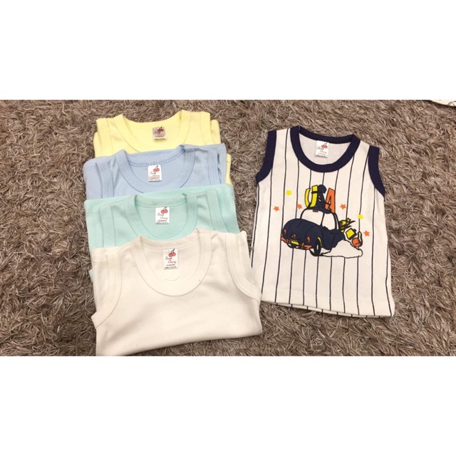 Set áo 3 lỗ cho bé size nhí