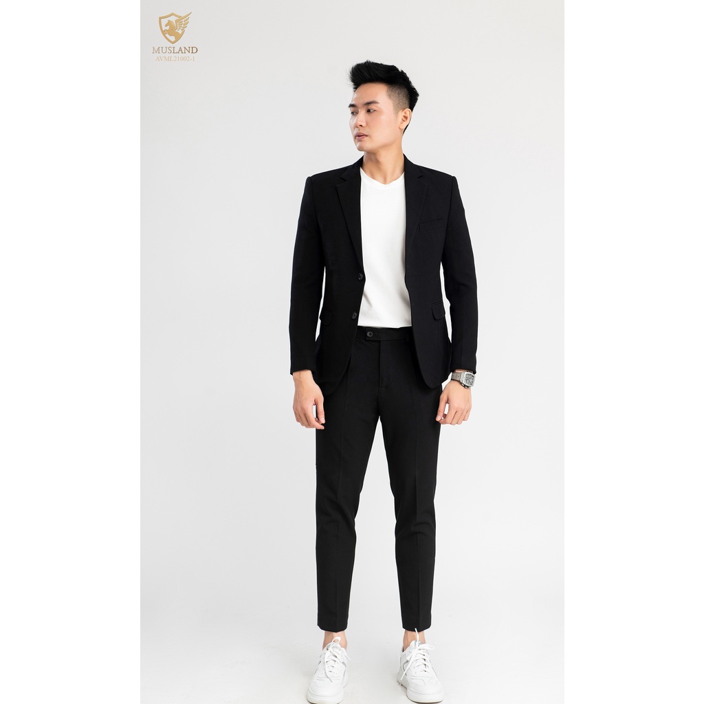 Vest nam Ấu, Áo Blazer Hàn Quốc 2 Màu xám/đen kiểu 2 nút hàng 2 lớp chất liệu dày dặn | BigBuy360 - bigbuy360.vn