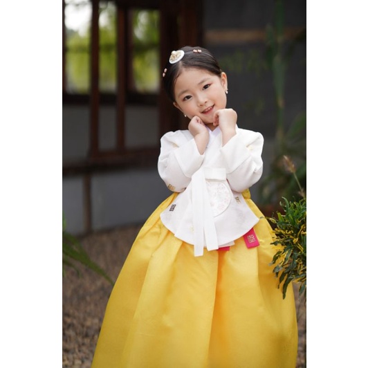 Đầm Hanbok cho bé gái