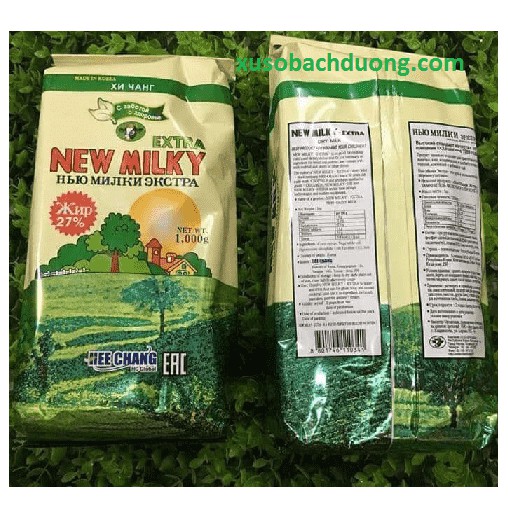 Sữa béo nga Newmilky hàng nội địa Nga gói 1000gm giá sale