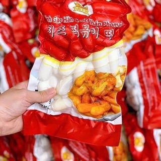 Combo10kg bánh gạo nhân phô mai hàn quốc và 10 gói sốt tương ớt hàn quốc