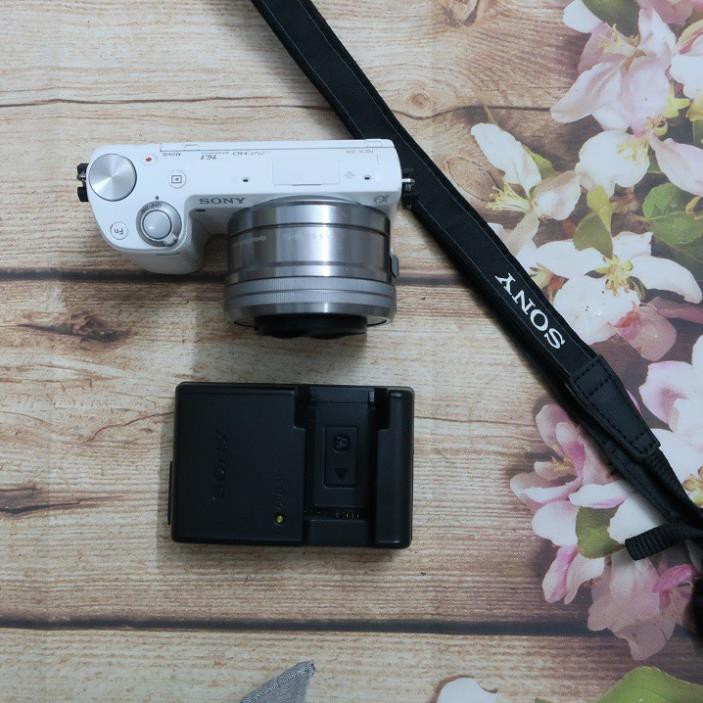 Máy ảnh Sony Nex 5R kèm ống kính 16-50 mầu trắng