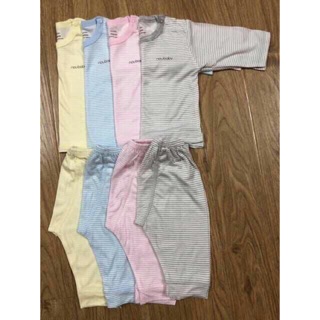 Bộ noubaby kẻ dài tay