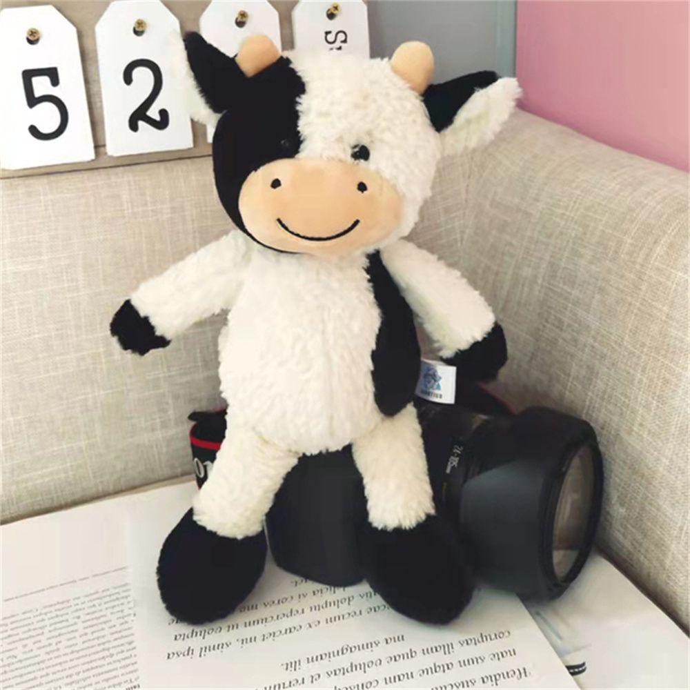 LILYES Thú Nhồi Bông Hình Bò Sữa Dễ Thương 22 / 30cm