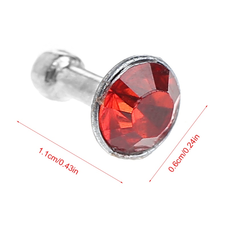 Nút Bịt Cổng Tai Nghe Chống Bụi 3.5mm Hình Tròn Đính Đá Kim Tuyến Lấp Lánh