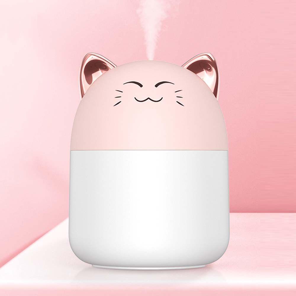 Máy Phun Sương Tạo Độ Ẩm Không Khí Hình Mèo Có Đèn Ngủ Cho Trẻ Sơ Sinh REBUY1