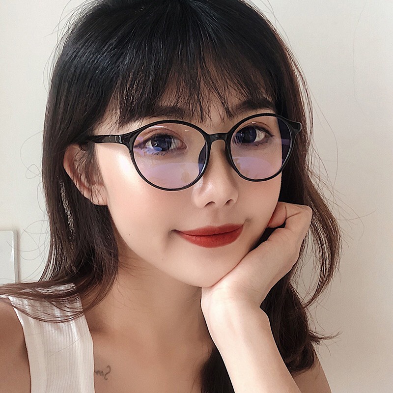 Kính Mát Nam Nữ Thời Trang Giả Cận Style Mặt Tròn Trẻ Trung Thanh Lịch