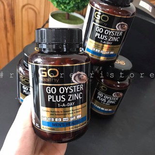 Tinh chất hàu Oyster Plus Zinc GO HEALTHY 120 viên Úc