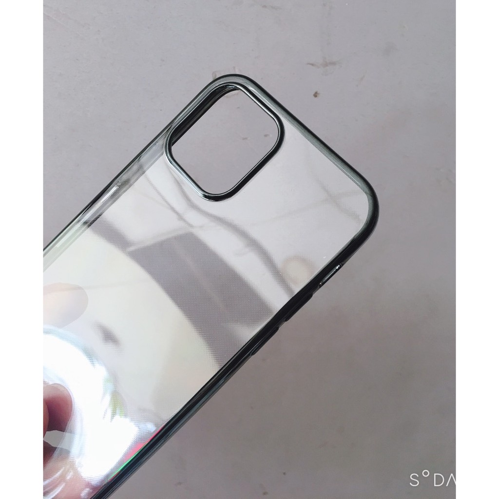 Ốp lưng iphone 12, 12mini, 12pro, 12 promax ốp dẻo trong viền màu chính hãng X-level