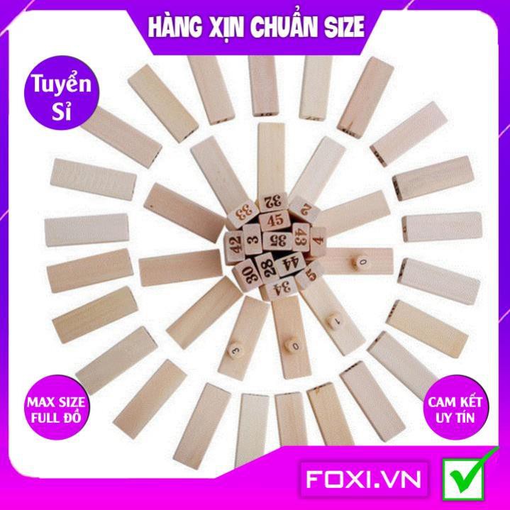 Đồ chơi Rút Gỗ Foxi-Đồ chơi giáo dục-trò chơi tương tác cực mạnh-giải trí và xả stress-Rèn luyện sự khéo léo và nhạy bén