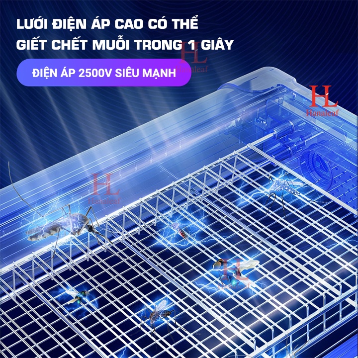 Máy bắt muỗi thông minh HL, thu hút côn trùng bằng tia uv hiệu quả an toàn