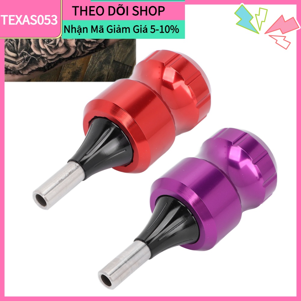 [Hàng Sẵn] Tay cầm Máy Xăm bằng hợp kim 1.3 X 3.1in có thể điều chỉnh với thanh truyền động 3in 5in【Texas053】