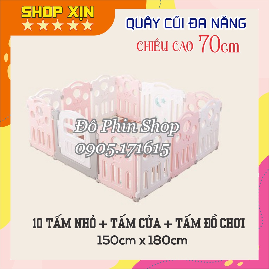 Thanh lẻ cao 70cm - Quây cũi nhựa nguyên sinh HDPE làm nhà banh an t oàn cho bé