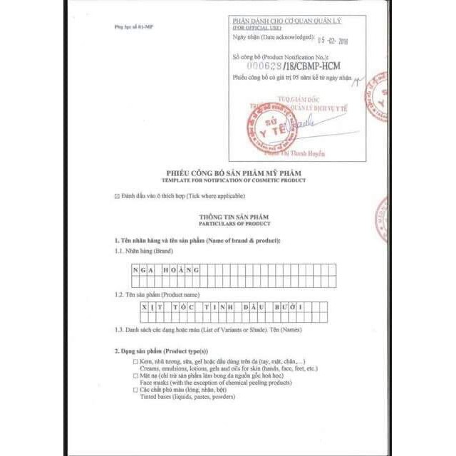 Xịt tóc Tinh dầu bưởi Nga Hoàng, ngăn rụng tóc kích thích mọc tóc hiệu quả | BigBuy360 - bigbuy360.vn