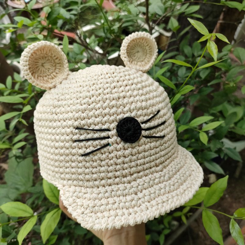 Nón Lưỡi Trai Hình Chuột Cho Bé