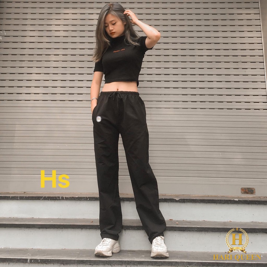 [ Mã FADIRECT5K giảm 5K đơn bất kỳ] Quần kaki thêu hoa cúc HSU0420