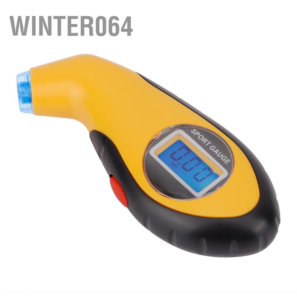 Máy đo áp suất lốp xe ô tô bảng giám sát lốp kỹ thuật số điện tử 5.0-100psi 0.35-7.00bar