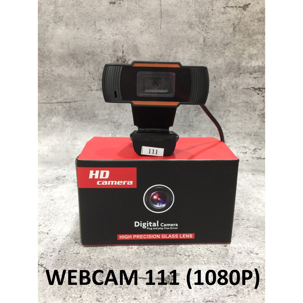 Webcam học online dùng cho máy tính tích hợp micro âm thanh 111 (1080P)