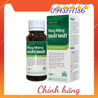Nước ngậm Răng Miệng Nhất Nhất (Chính hãng) - Nguồn gốc Thảo dược