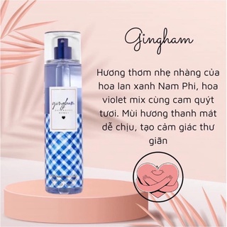 Bodymist bath&bodyworks ( xịt thơm body ) fullsize 236ml