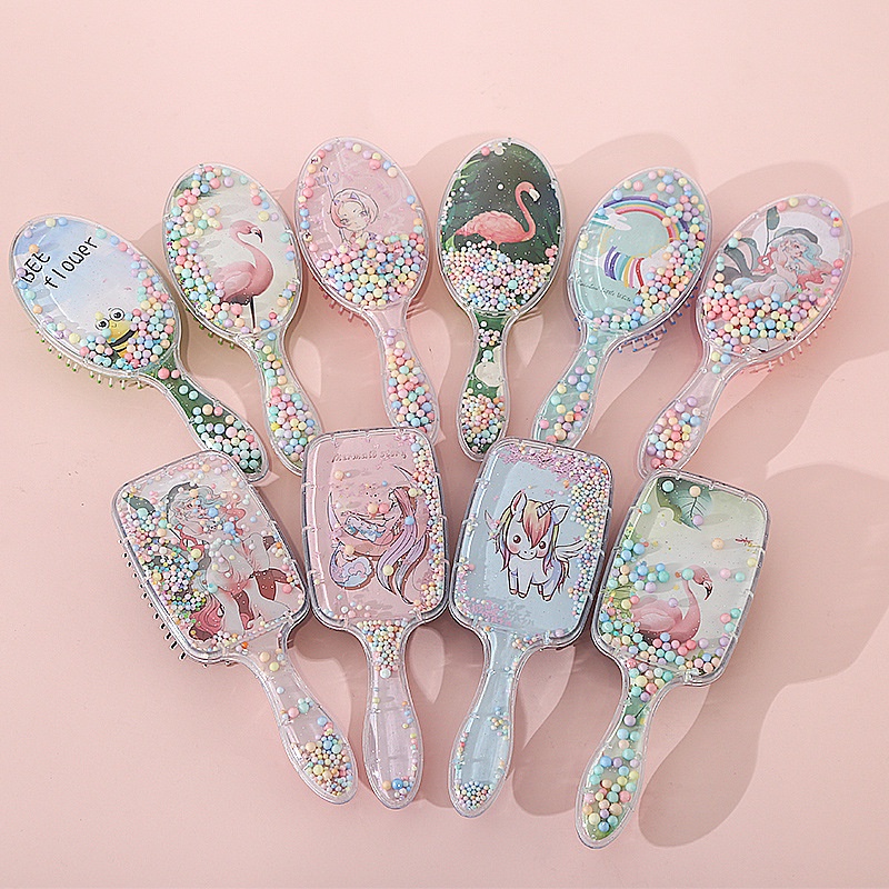 Lược Chải Tóc Hình Kỳ Lân Hoạt Hình Dễ Thương Cho Nữ