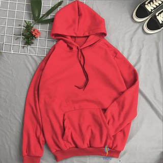 Áo hoodie trơn vải nỉ NAM NỮ dày dặn nhiều màu (6 MÀU) hàng đẹp y hình