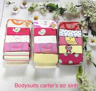 Combo 5 bộ bodysuits carter cho bé trai - bé gái