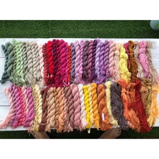 Bán sỉ 1kg chỉ thêu tay cotton cao cấp cho thêu tranh, thêu áo không xù - dão- lem màu