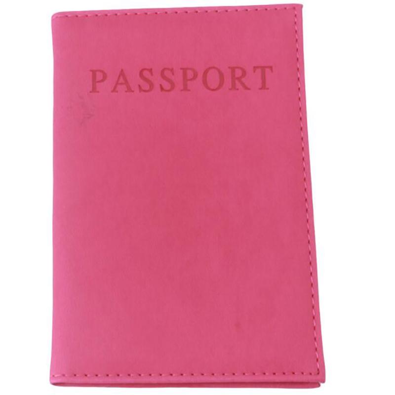 New Faux Leather Wallet Travel Passport Holder Cover ID Card Wallet Protective Sleeve